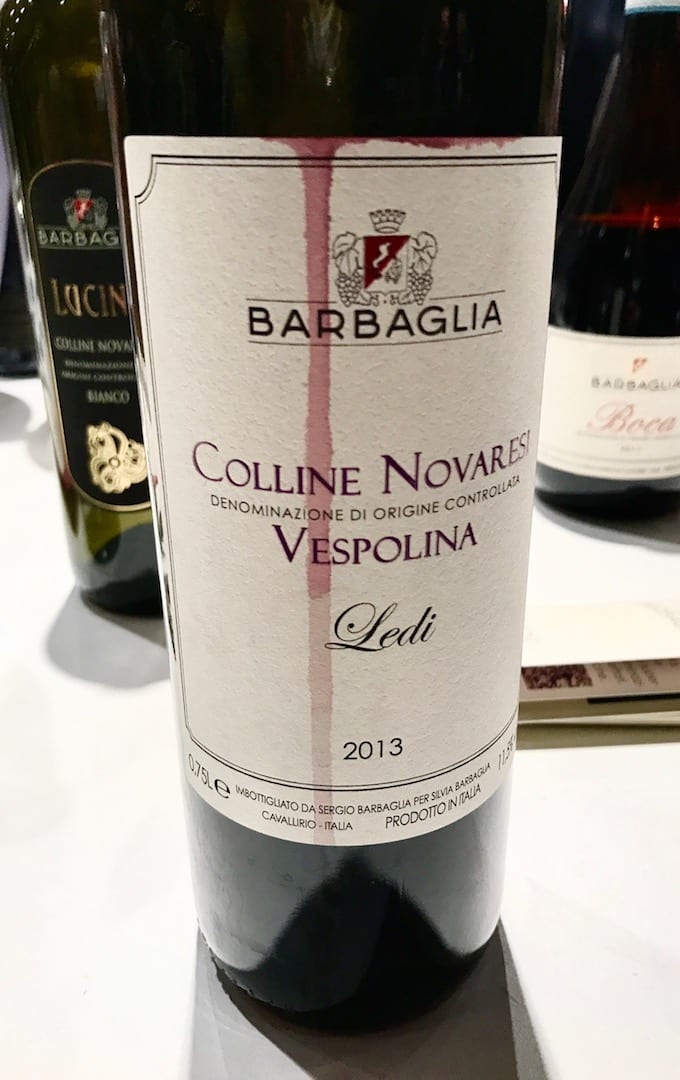 Sergio Barbaglia Vespolina 2013 a Vinoè 2016