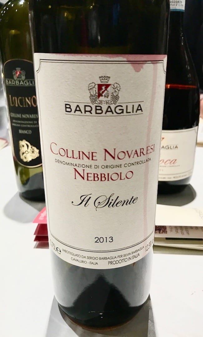 Sergio Barbaglia Nebbiolo 2013 a Vinoè 2016