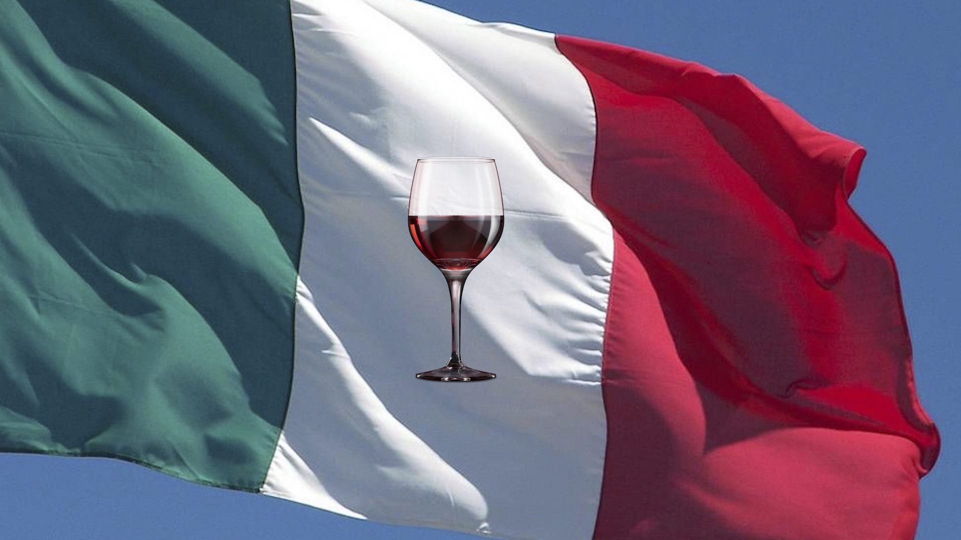 bandiera del vino italiano