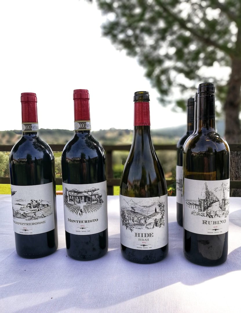 Il Montecristo 2015 e gli altri vini di Bulichella