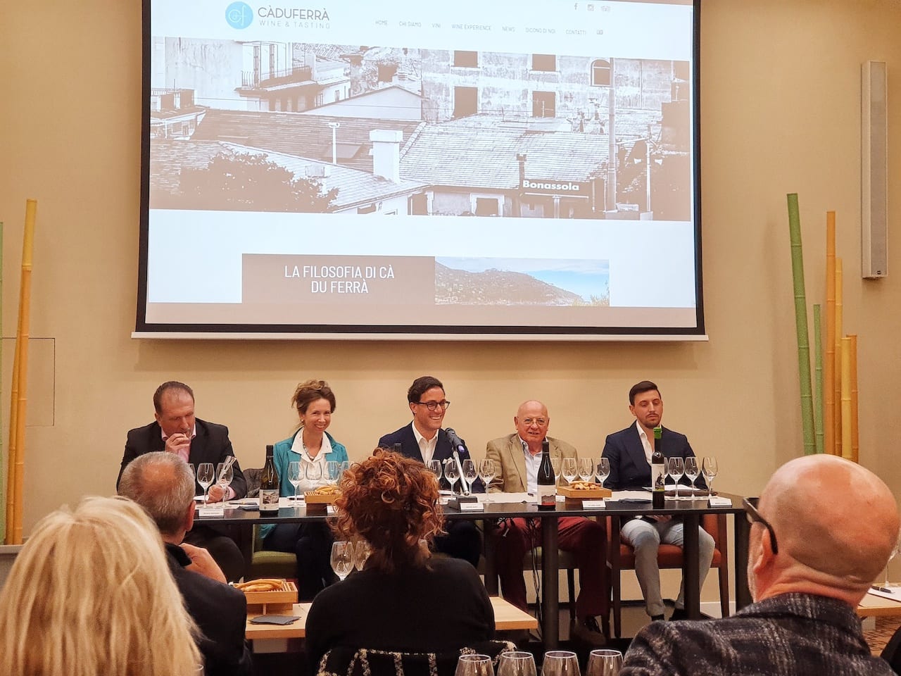 Conferenza di presentazione dell'annata 2018 di Cà du Ferrà