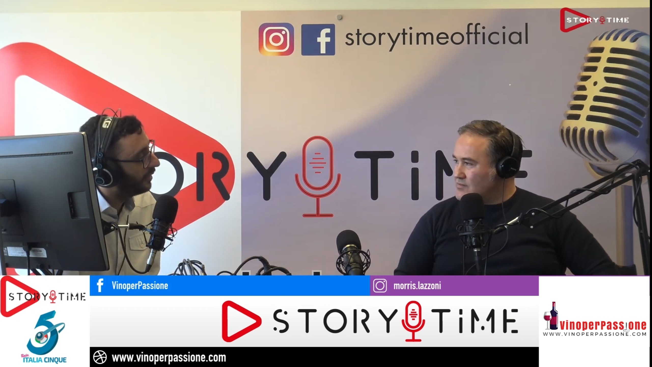 Parlo di me e di VinoperPassione in un'intervista radiofonica a Storytime