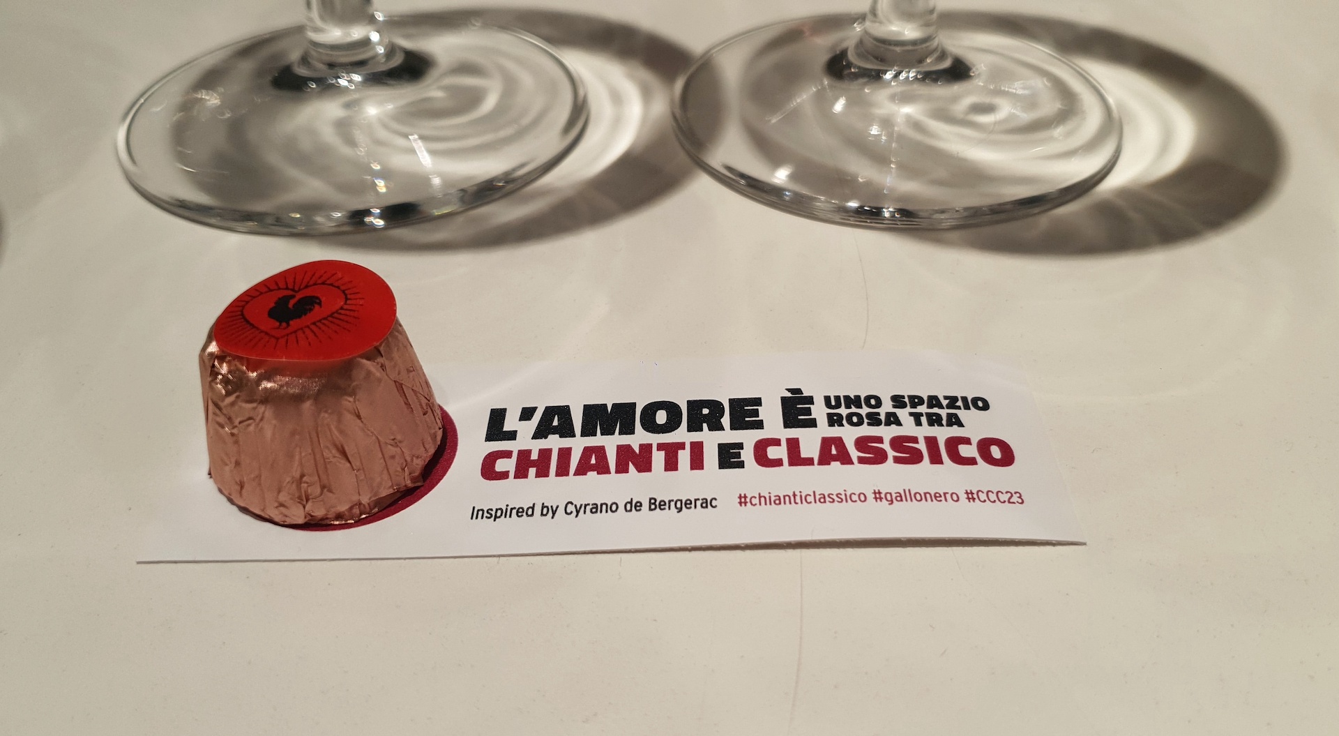 Un buon cioccolatino per S. Valentino alla Chianti Classico Collection 2023